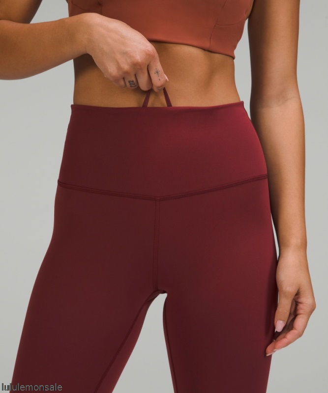 Lululemon Damen DELULU088 | Lululemon Deutschland Red Merlot Wunder Train High-rise Crop 23